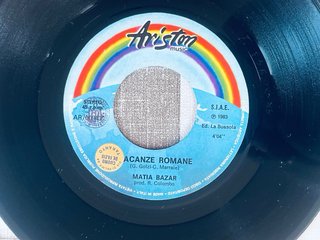 Vinile Mattia Bazar -Vacanze romane 45 giri