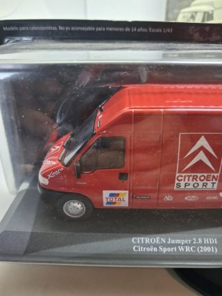 Citroen Jumper con Rimorchio Rally Assistance 1:43