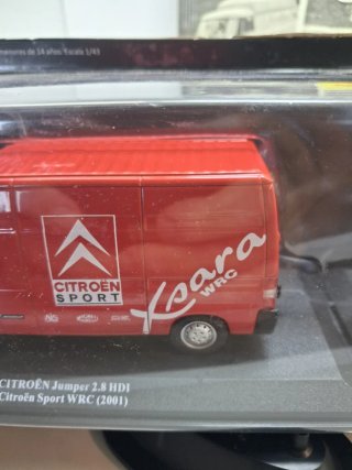 Citroen Jumper con Rimorchio Rally Assistance 1:43
