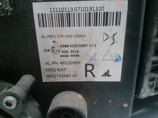 FARO DERECHO CITROEN DS7