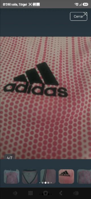 Maglietta Adidas Taglia XL Rosa e Nera