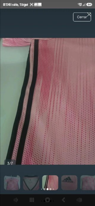 Maglietta Adidas Taglia XL Rosa e Nera