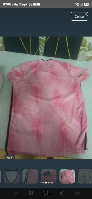 Maglietta Adidas Taglia XL Rosa e Nera