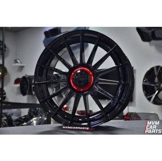 Juego de 4 Llantas 18 Aero Black Red Cap VW067