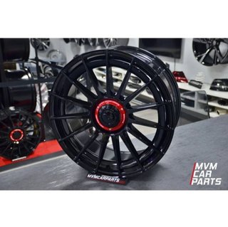 Juego de 4 Llantas 18 Aero Black Red Cap VW067