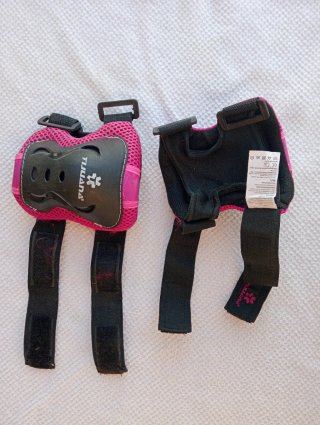 Casco y protecciones patinaje/bicicleta infantil