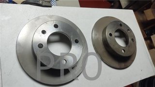 juego de discos de freno Ford fiesta delantero