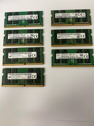 Memorias 16GB DDR4 2666MHz Portátil