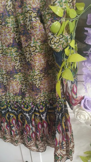 Blusa playera estampada