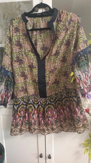 Blusa playera estampada