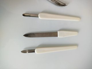 Estuche de manicura de piel nuevo