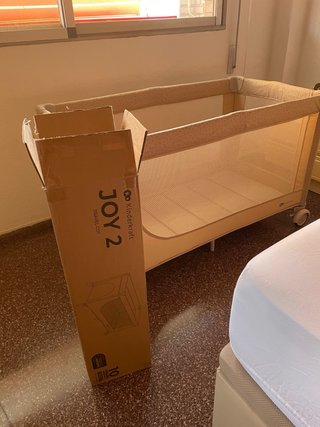 Cuna de viaje nueva