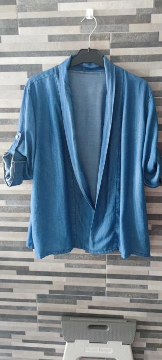 Sobrecamisa vaquera manga larga o semi