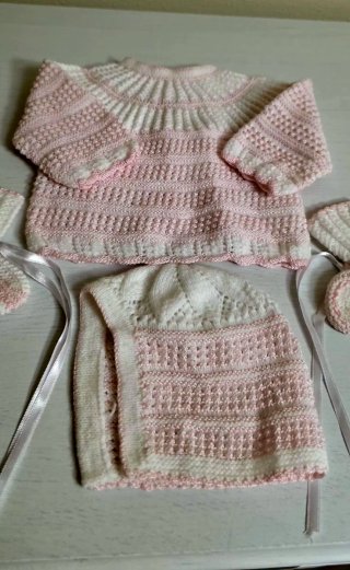 Conjunto Jersey + Capota + Patucos Desde 0 Meses
