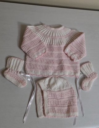 Conjunto Jersey + Capota + Patucos Desde 0 Meses