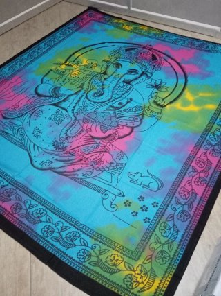 Telo Etnico Indiano Ganesha Multicolore