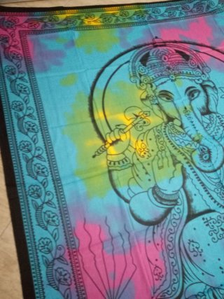 Telo Etnico Indiano Ganesha Multicolore