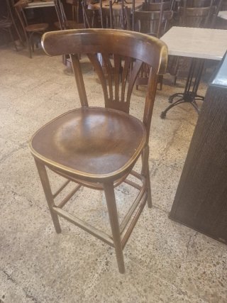 6 Taburetes de Madera Marrón