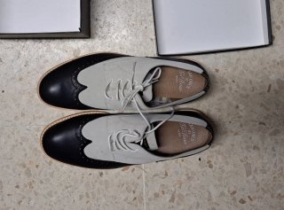 Zapatos Oxford Piel y Ante