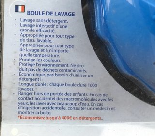 Sfera Ecologica Lavatrice Ecogenie Ball NUOVA