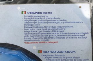 Sfera Ecologica Lavatrice Ecogenie Ball NUOVA