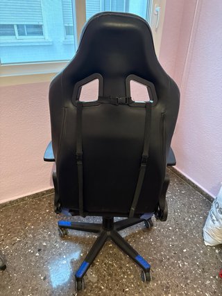 Silla Gamer AKX Azul y Negra