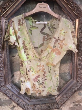 Maglietta Roberto Cavalli floreale