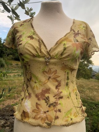Maglietta Roberto Cavalli floreale