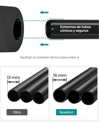 Armario Portátil SONGMICS Gris