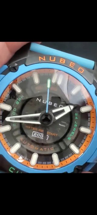 Reloj Nubeo Cupola Estrella Azul Descatalogado