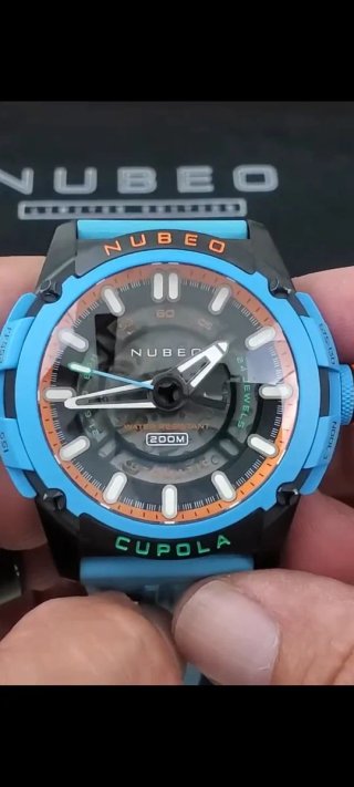 Reloj Nubeo Cupola Estrella Azul Descatalogado