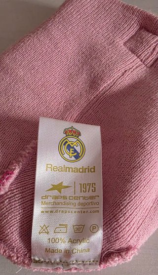 Juego oficial gorro y guantes Real Madrid Bebe 2-3