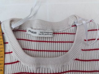 Jersey Pull&Bear Rayas Rojas Talla S