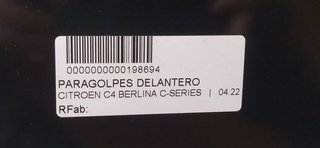 PARAGOLPES DELANTERO CITROEN C4 BERLINA C-SERIES