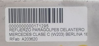 REFUERZO PARAGOLPES DELANTERO MERCEDES-BENZ CLASE C (W203) BERLINA 180 Compressor (203.046)