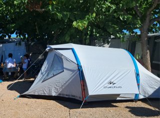 Tienda hinchable Quechua + hinchador