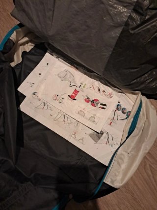 Tienda hinchable Quechua + hinchador
