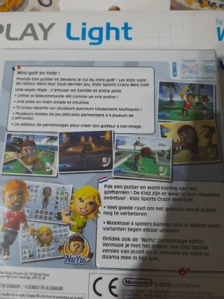 PRECINTADOS. Juego Wii Crazy Golf+ Pack Accesorios