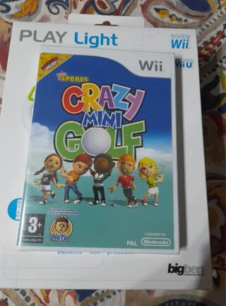 PRECINTADOS. Juego Wii Crazy Golf+ Pack Accesorios