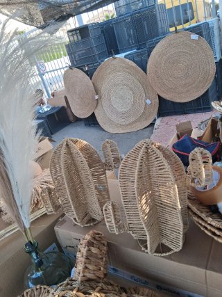 Cactus Decorativo Mimbre 1 unidad 12€