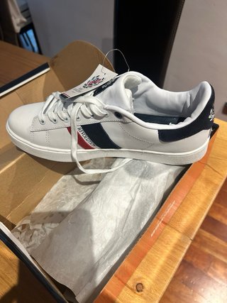 Zapatillas Padel Revolution Blancas y Azules