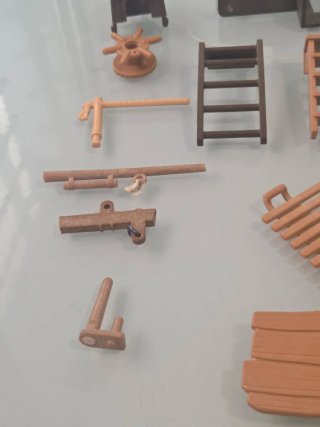 Playmobil mobiliario barco y accesorios
