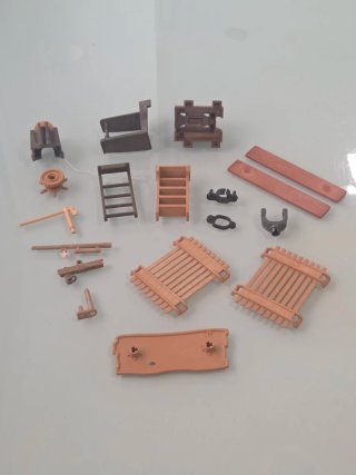 Playmobil mobiliario barco y accesorios