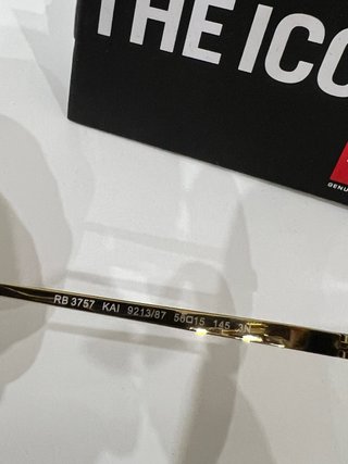 Occhiali Ray-Ban Kai Nero/Oro