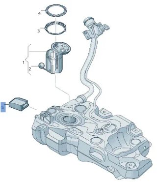Modulo Bomba combustible VW 5Q0906093B