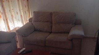 Conjunto 2 sofás 4 y 3 plazas tela