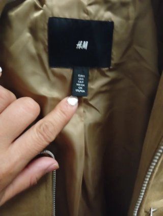 Chaqueta H&M ante marrón