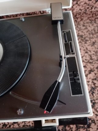 Tocadiscos Werner Teenager Blanco y Negro