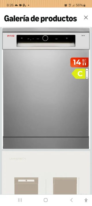 Lavavajillas Acero Inox 14 Servicios