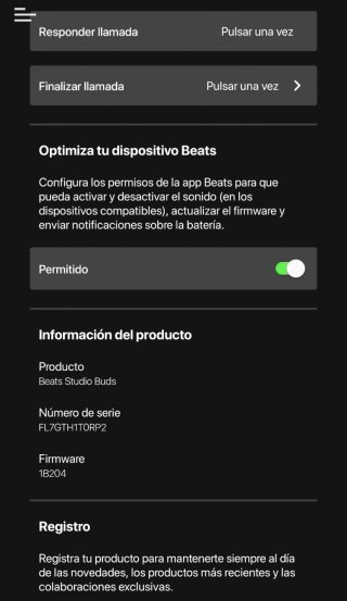 Beats Studio Buds Negro/Gris